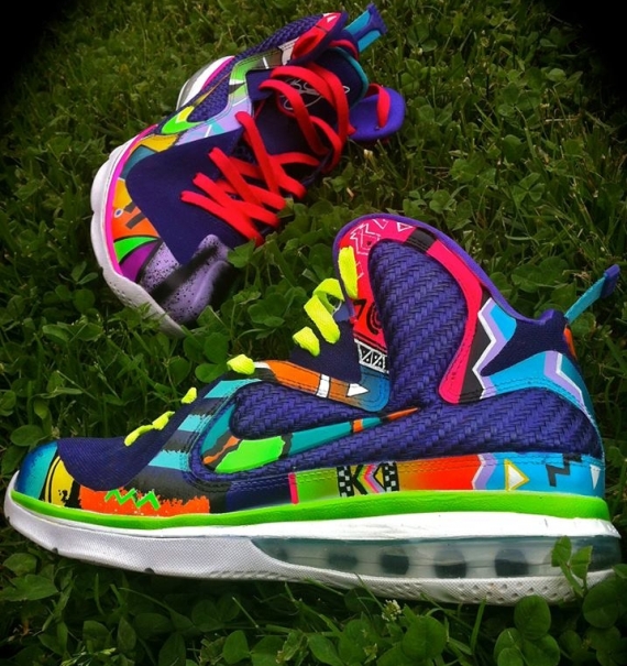 Nike Lebron 9 What The 90s Custom 08