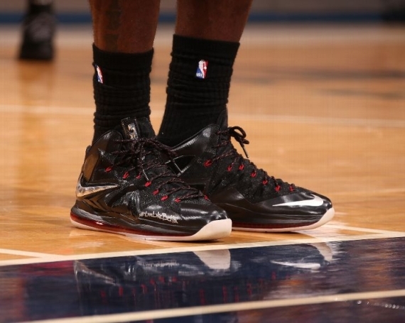 Nike Lebron X Elite Black Silver Pe 07