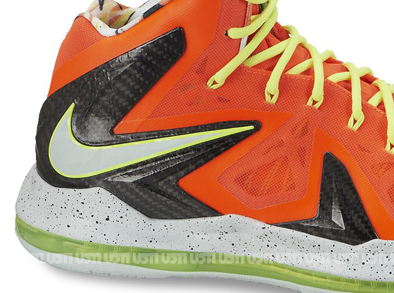 Nike Lebron X Elite Total Crimson Fiberglass Black Volt 579827 800 3