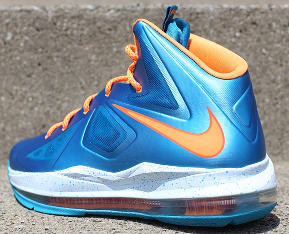 Nike Lebron X Gs Neo Turquoise Bright Citrus 1