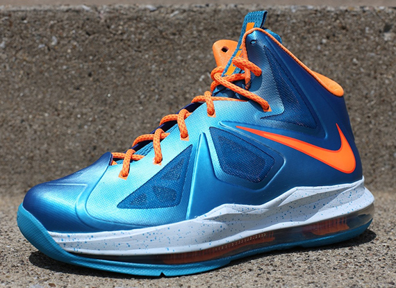 Nike Lebron X Gs Neo Turquoise Bright Citrus 2