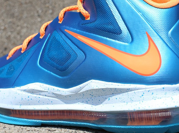 Nike LeBron X GS - Neo Turquoise - Bright Citrus