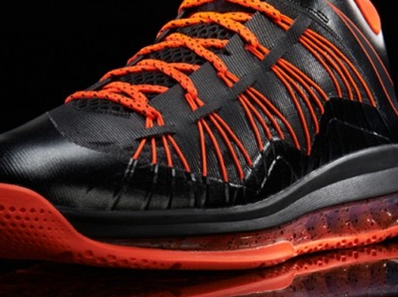 Nike LeBron X Low – Black – Total Crimson | Release Date