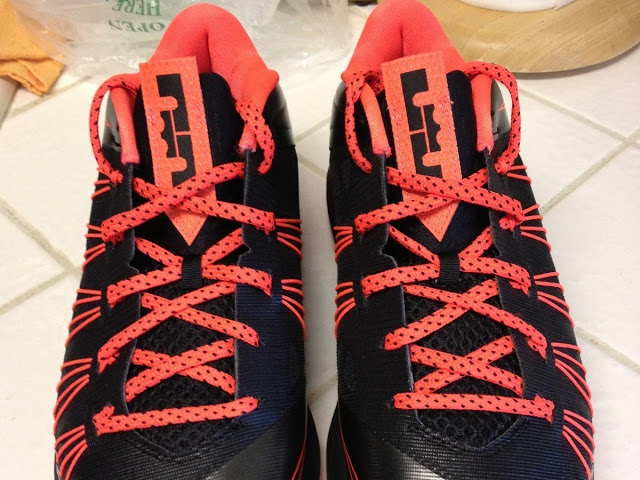Nike Lebron X Low Black Total Crimson 6