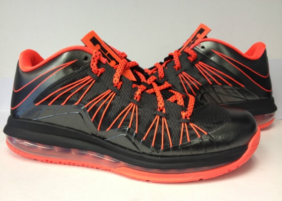 Nike Lebron X Low Black Total Crimson Release Reminder 05