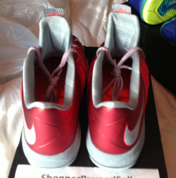 Nike Lebron X Low University Red Grey 2