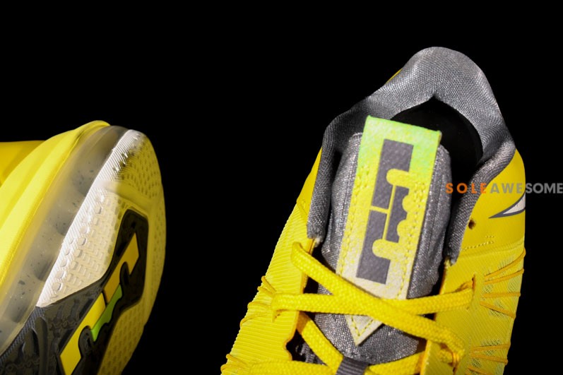 Nike Lebron X Low Yellow Grey 9