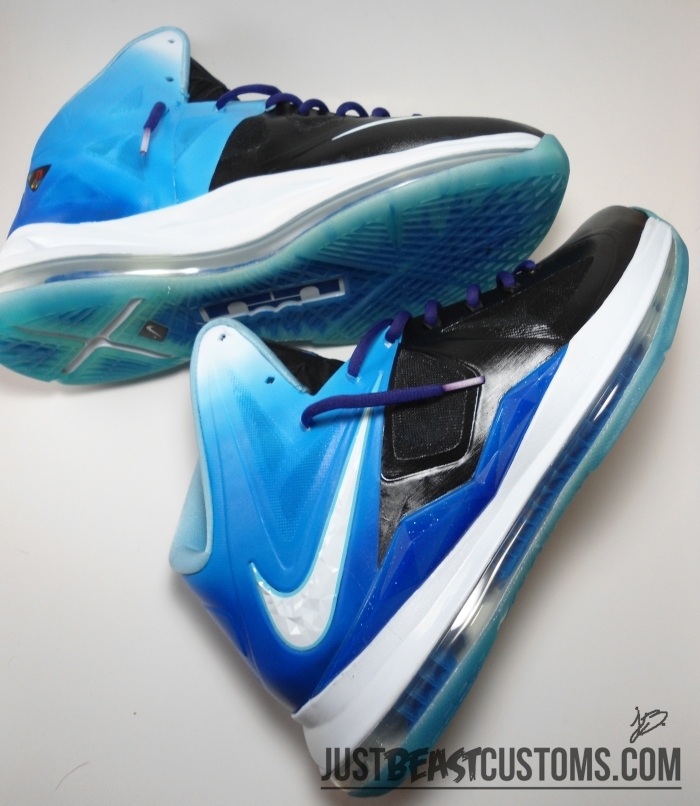 Nike Lebron X Playstation Customs 05