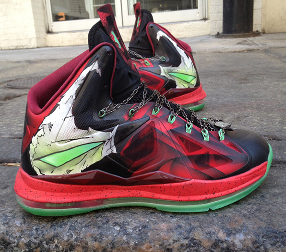 Nike Lebron X Spawn Customs Mache 1