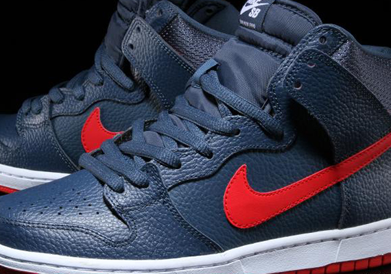 Nike SB Dunk High – Squadron Blue – University Red | Available