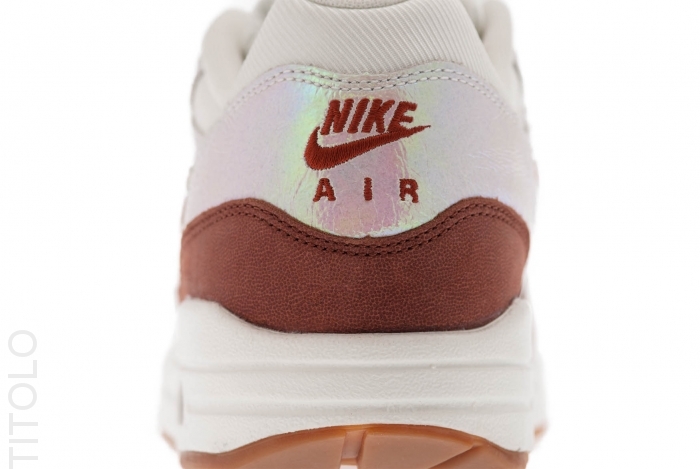 Nike Wmns Air Max 1 Sail Rugged Orange Metallic Luster Preorder 4