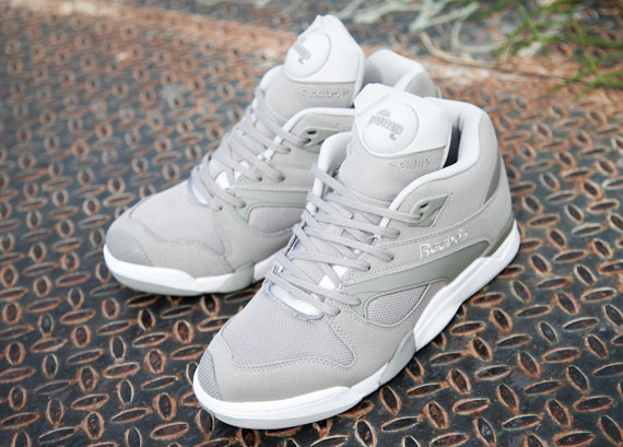 Reebok Court Victory Pump Grey White