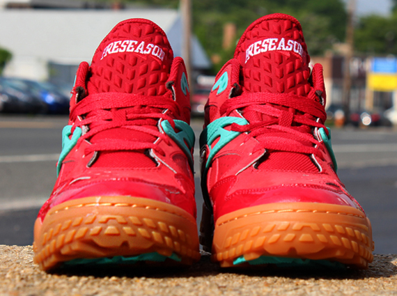 Reebok Scrimmage Mid Red Teal 11