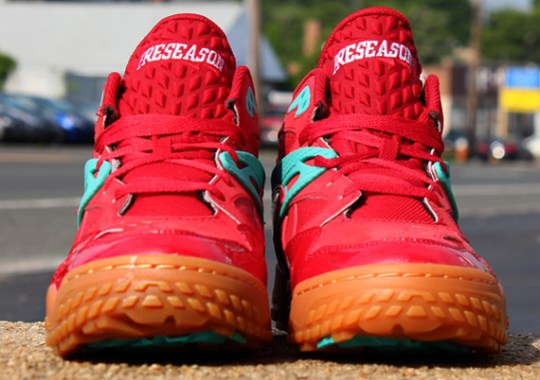 Reebok Scrimmage Mid – Red – Teal