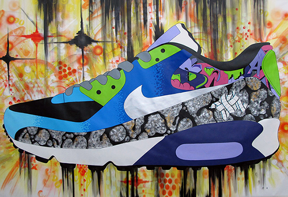 Sekure D x Nike Air Max 90 Mural – Time-Lapse Video