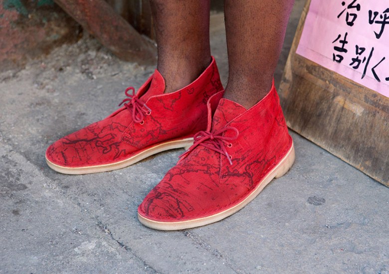 Supreme x Clarks Desert Boot “Map”