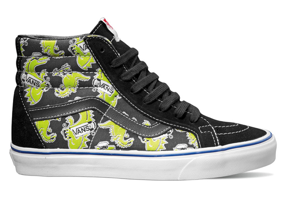 Vans Van Doren Sk8 Hi Vanosaur Black