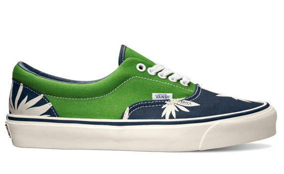 Vans Vault Og Era Lx Palm Leaf Navy Green