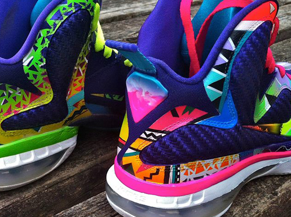 Nike LeBron 9 "What the 90s" by District Customs