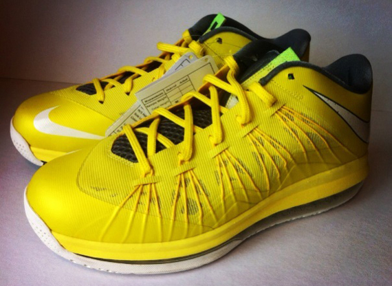 Yellow Nike Lebron X Low 1