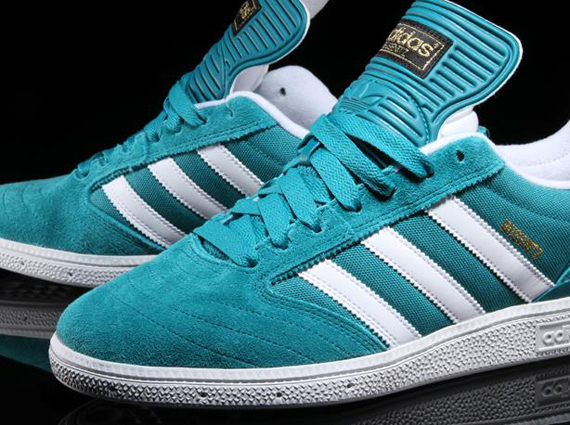 adidas Skateboarding Busenitz – Teal – Running White