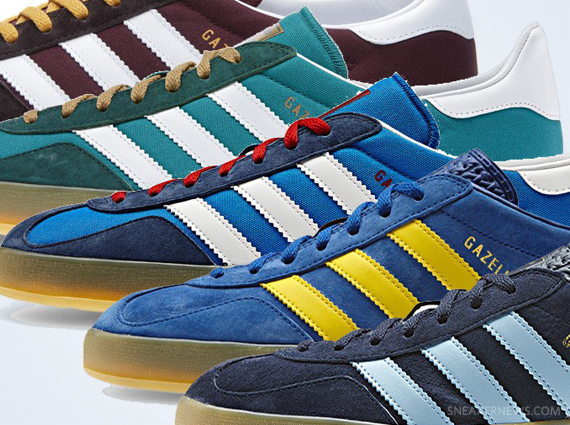 adidas Gazelle Indoor - July 2013 Colorways