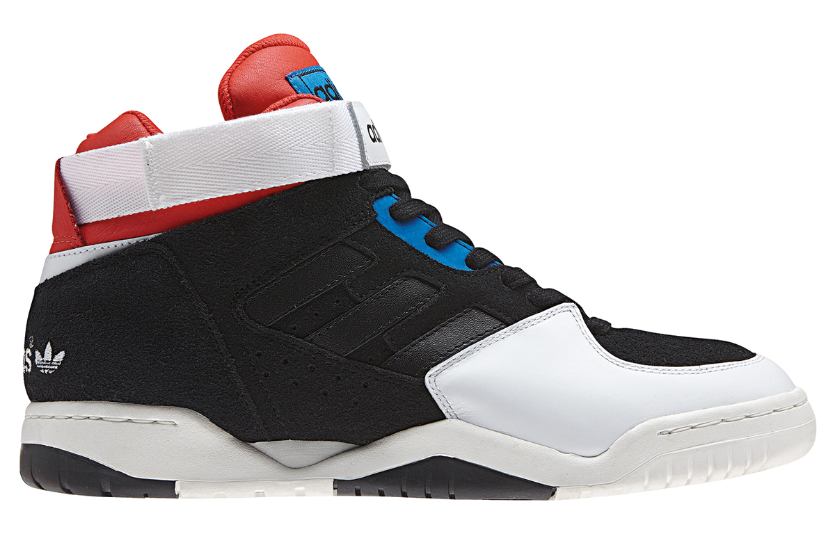 Adidas Originals Enforcer Mid White Black Orange Blue 1