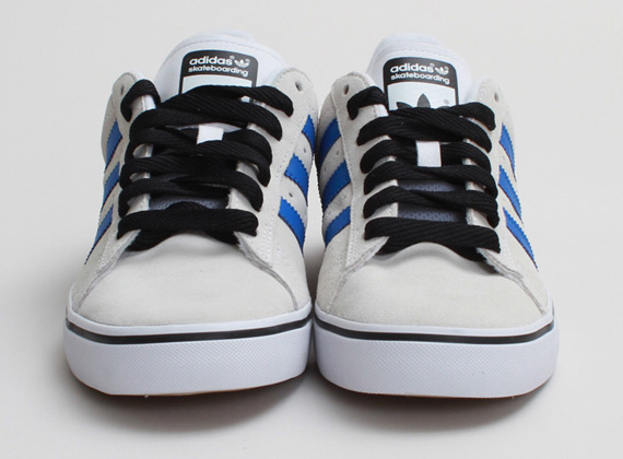 Adidas Skate Campus Vulc White Blue 04