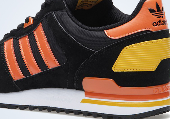 adidas Originals ZX700 - Black - Orange - Yellow