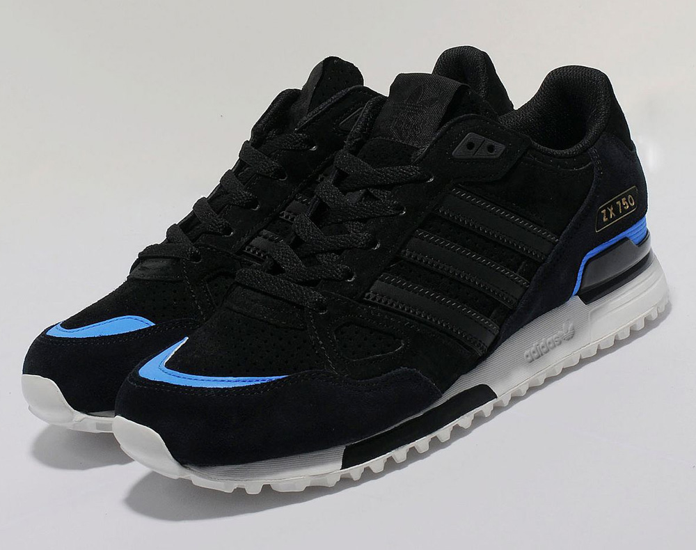 Adidas Zx750 Black Blue White 012