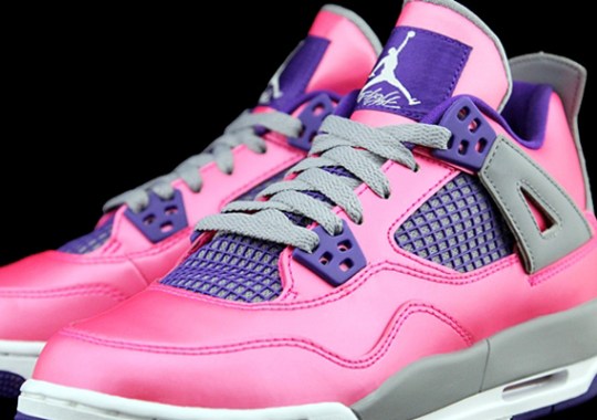 Air Jordan 4 GS – Pink – Purple