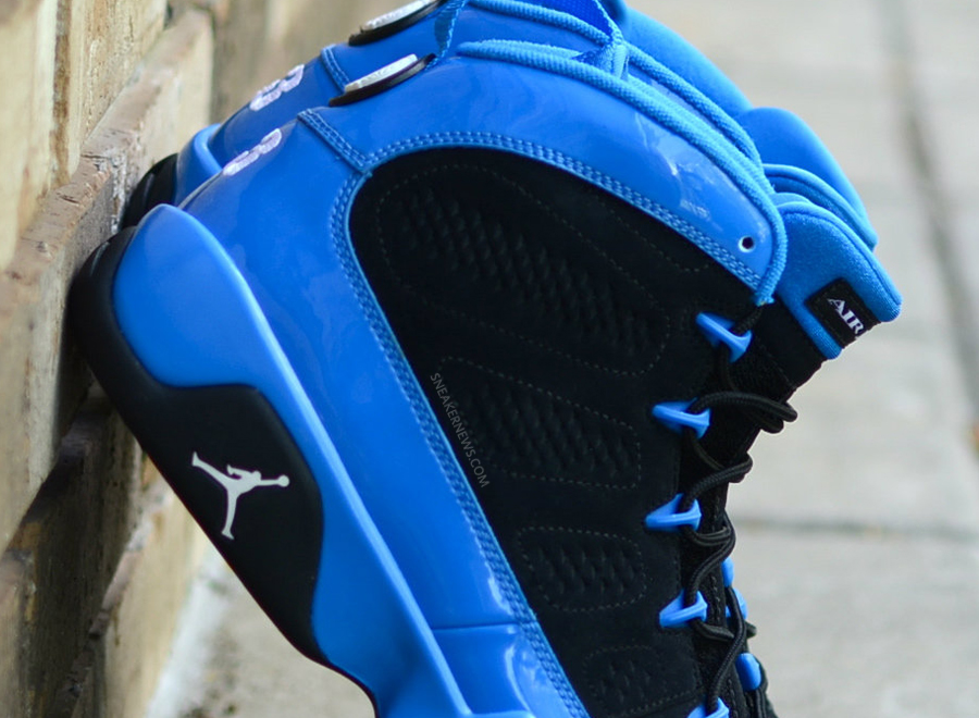 Air Jordan Ix Photo Blue Black Holiday 2012 Sample 1