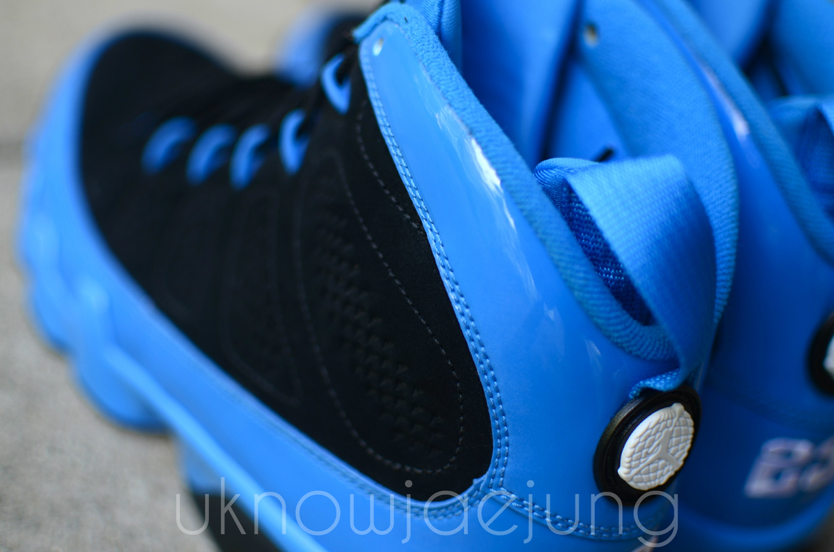 Air Jordan Ix Photo Blue Black Holiday 2012 Sample 5