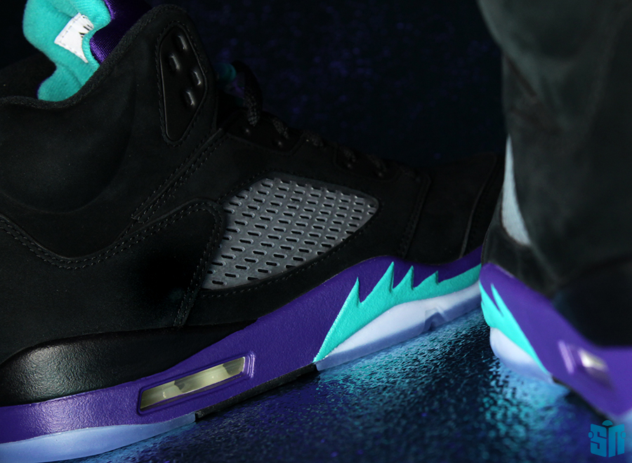 Air Jordan V Black Grape Beauty Shots 3