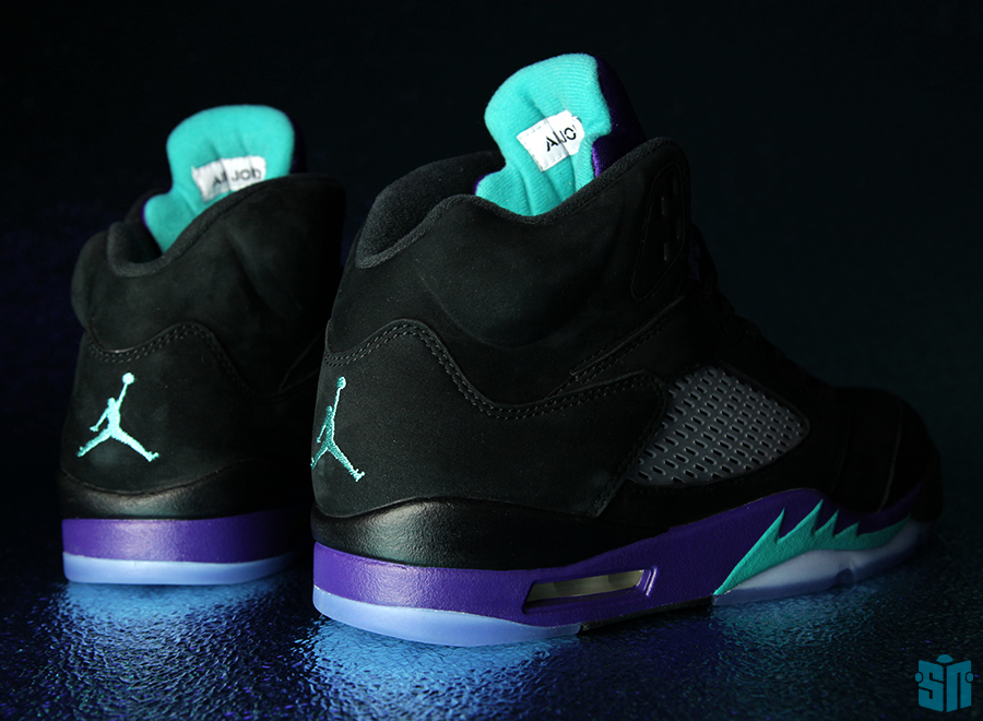 Air Jordan V Black Grape Beauty Shots 4