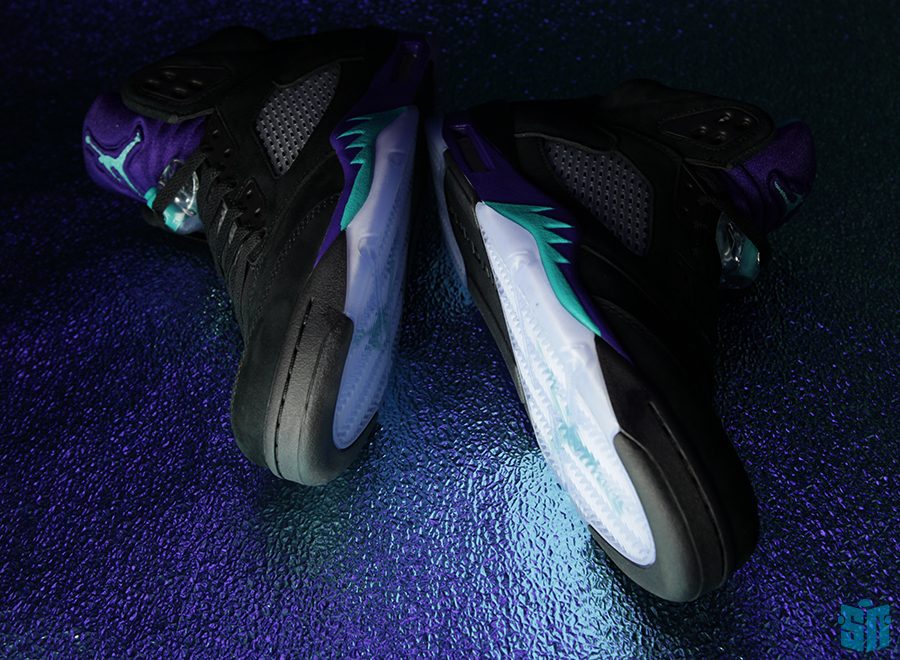 Air Jordan V Black Grape Beauty Shots 6