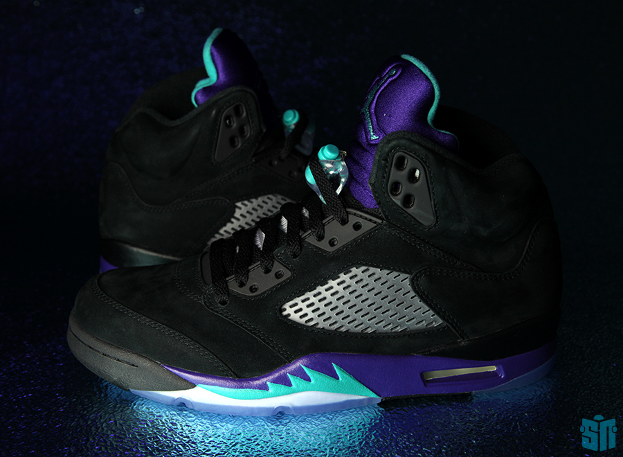 Air Jordan V Black Grape Beauty Shots 7