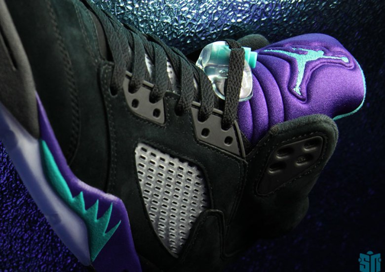 Air Jordan V “Black Grape” – Beauty Shots