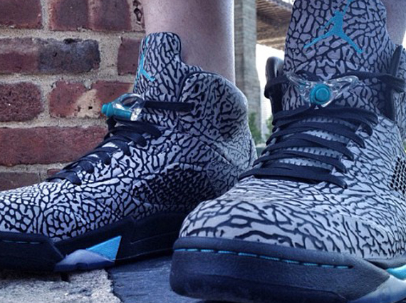 Air Jordan V "Elephant" - On-Feet Images