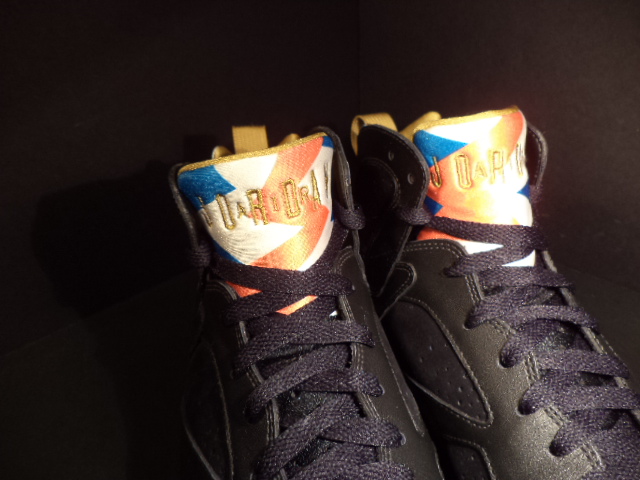Air Jordan Vii Gold Moments Olympic Tongue 07