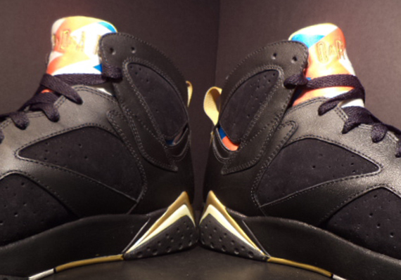 Air Jordan Vii Golden Moments Olympic Tongue Sample