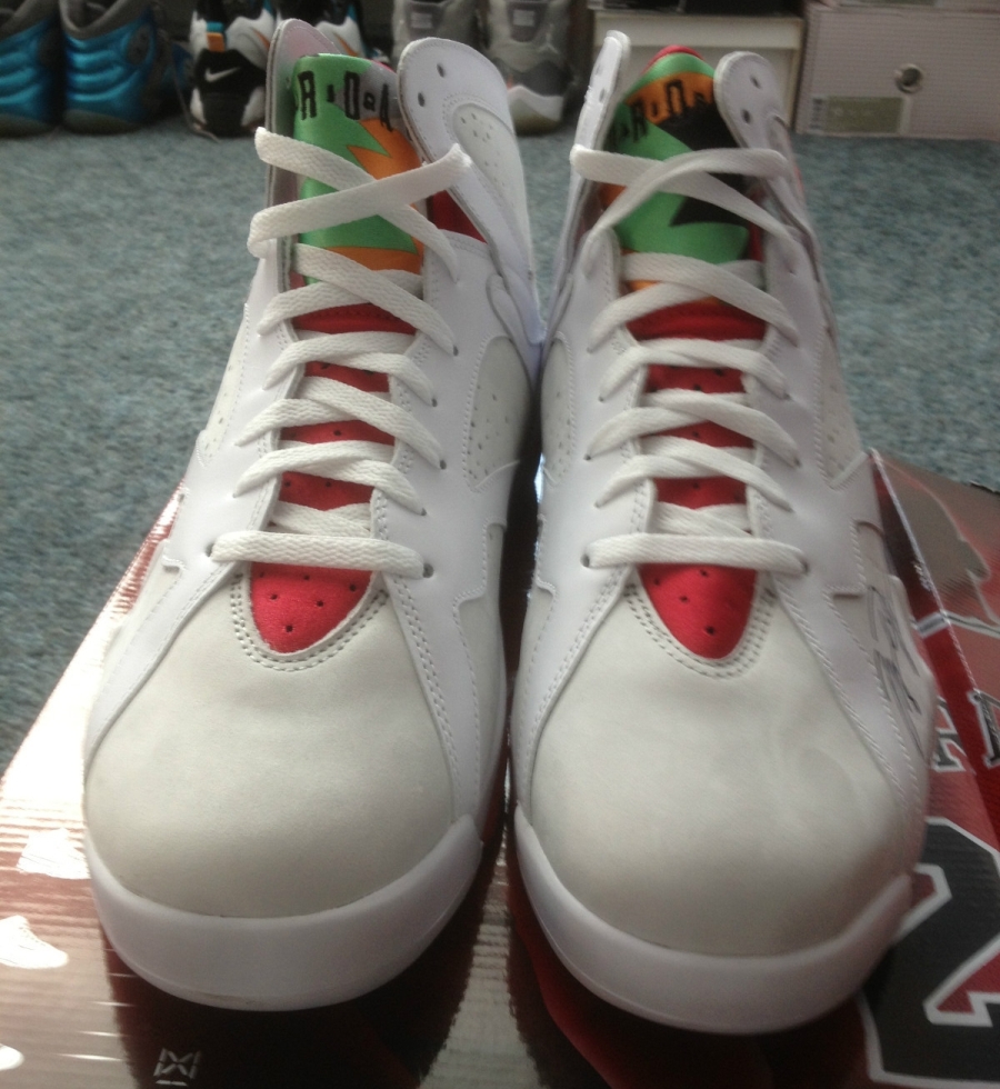 Air Jordan Vii Hare Michael Jordan Autographed 05
