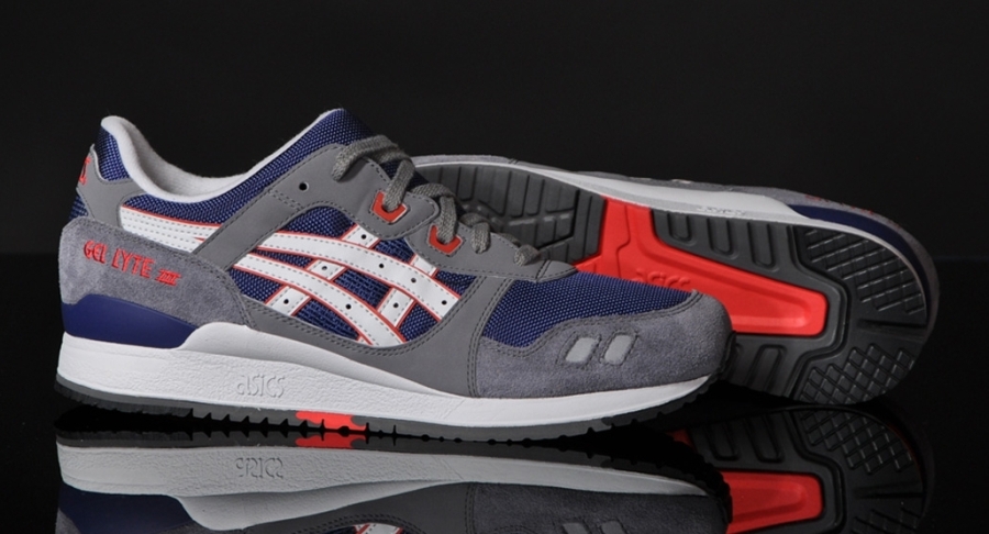 Asics Gel Lyte Iii Navy Grey White 06