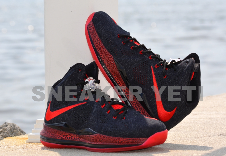 Black Denim Nike Lebron X Sample 03