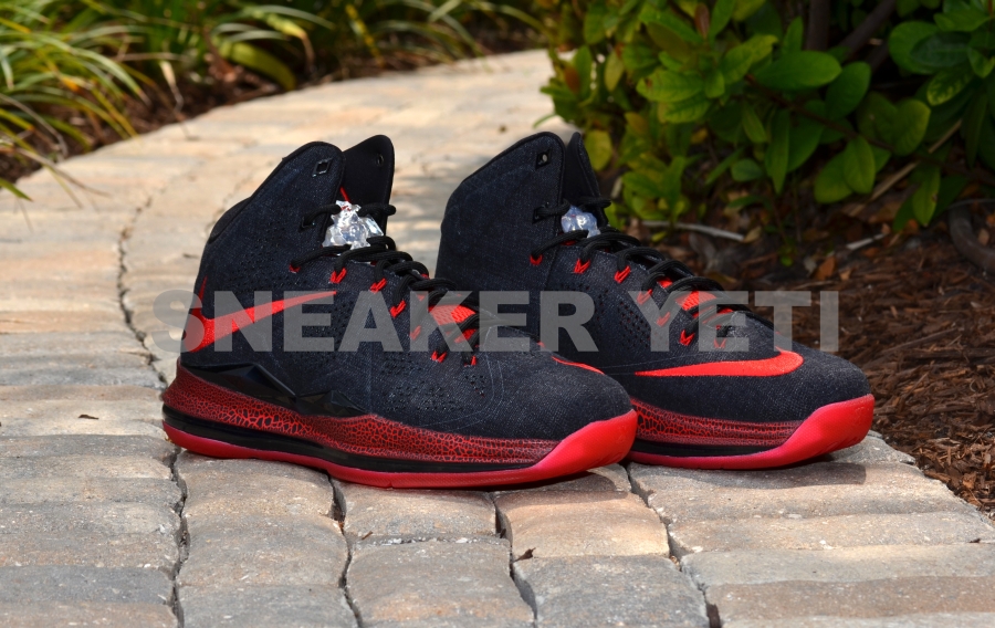 Black Denim Nike Lebron X Sample 05
