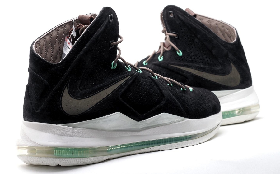 Black Suede Nike Lebron X 10