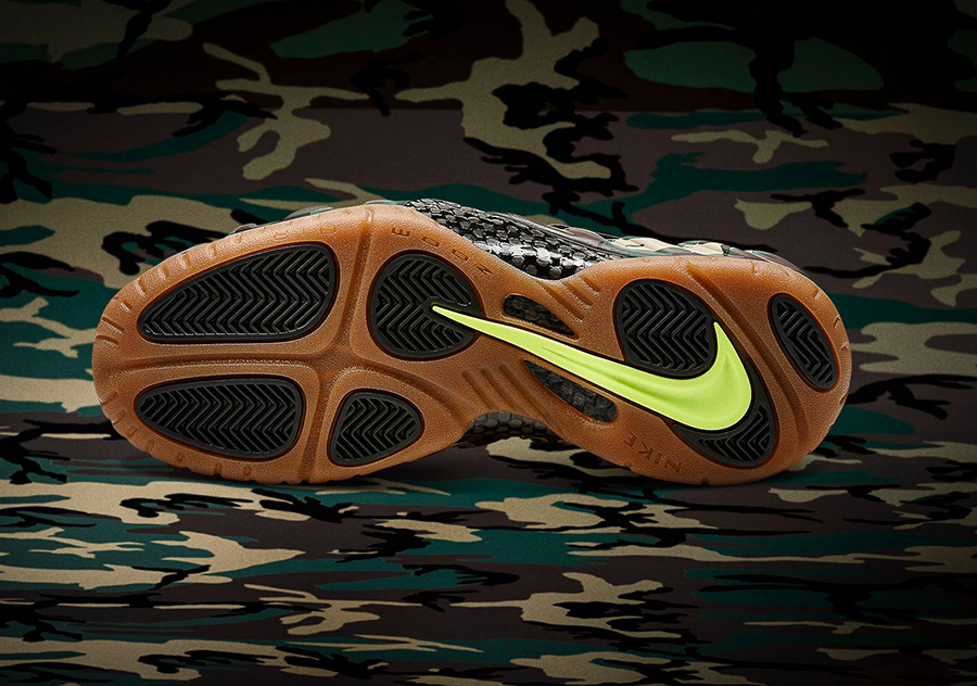 Foamposite Camo Sole