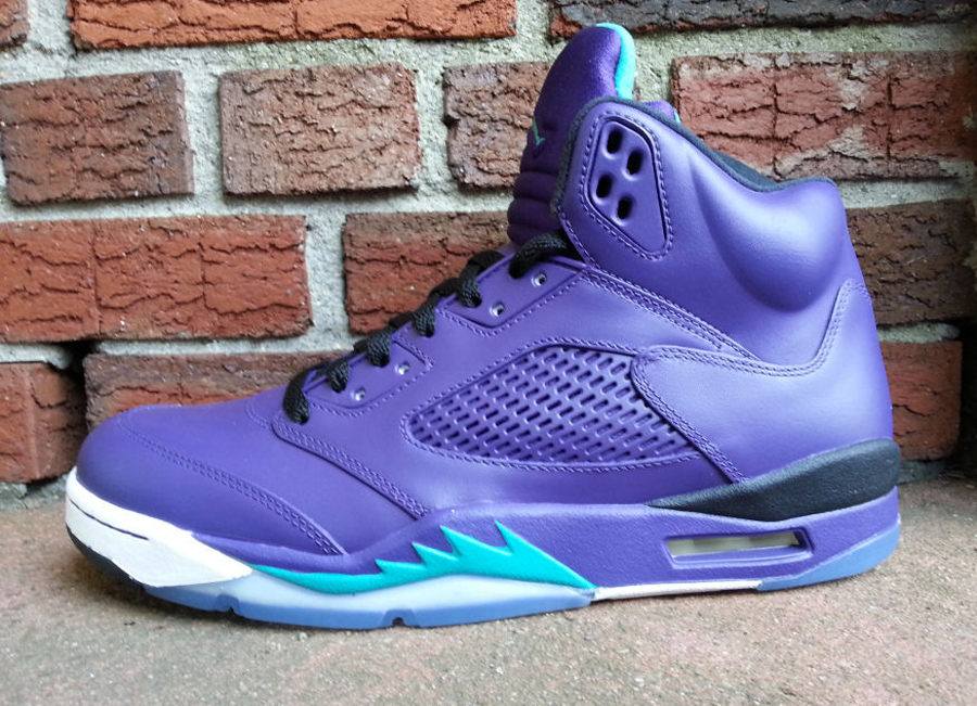 Jordan V Extra Grape Custom 1