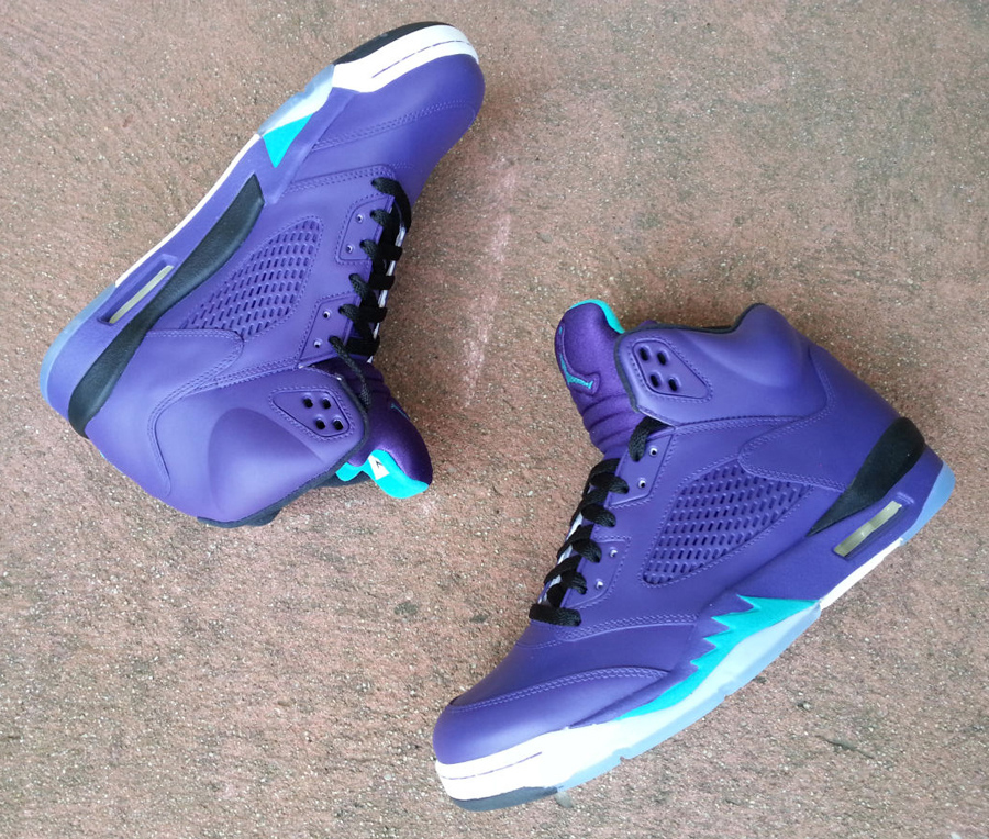 Jordan V Extra Grape Custom 2