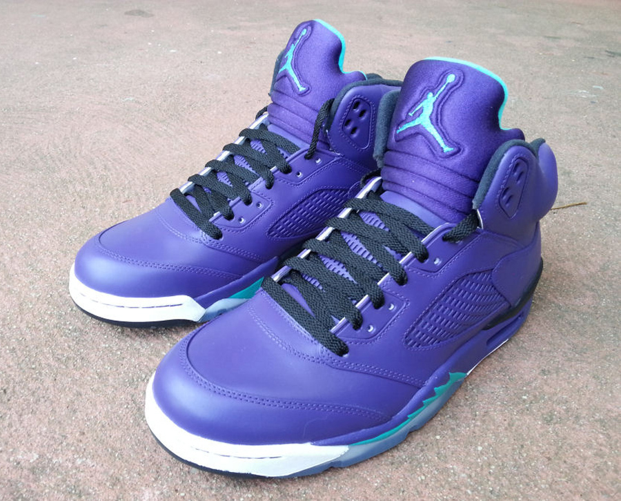 Jordan V Extra Grape Custom 3